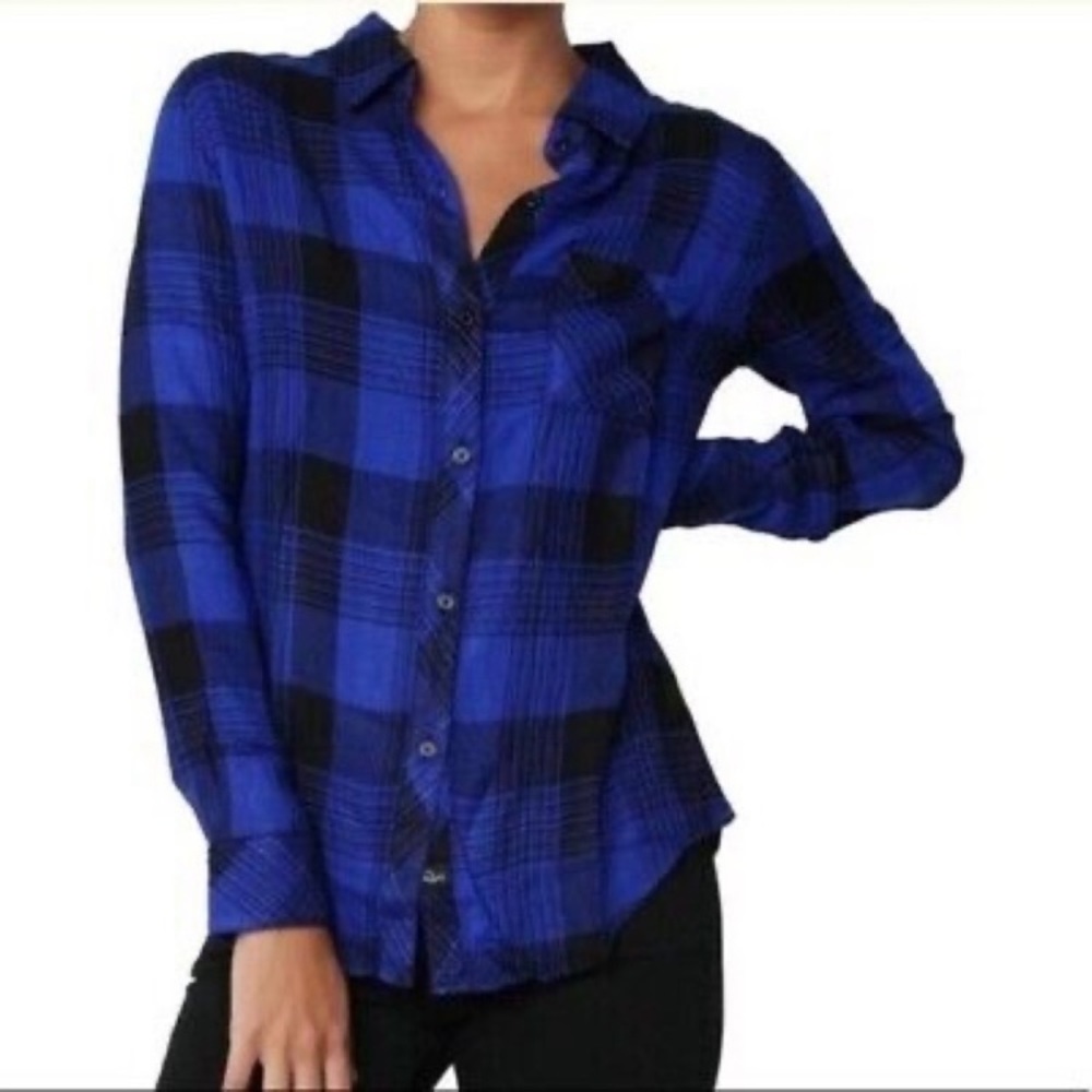 Rails Hunter Plaid Button Front Shirt